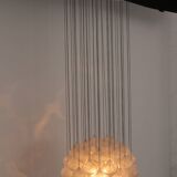 Kalmar 'Tulipan' Chandelier Pendant Light, Blown Glass, 1970
