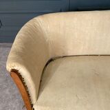 Sofa art deco 1930 geometric wood structure