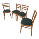Set of 4 TON chairs, Czech vintage 1960s.
