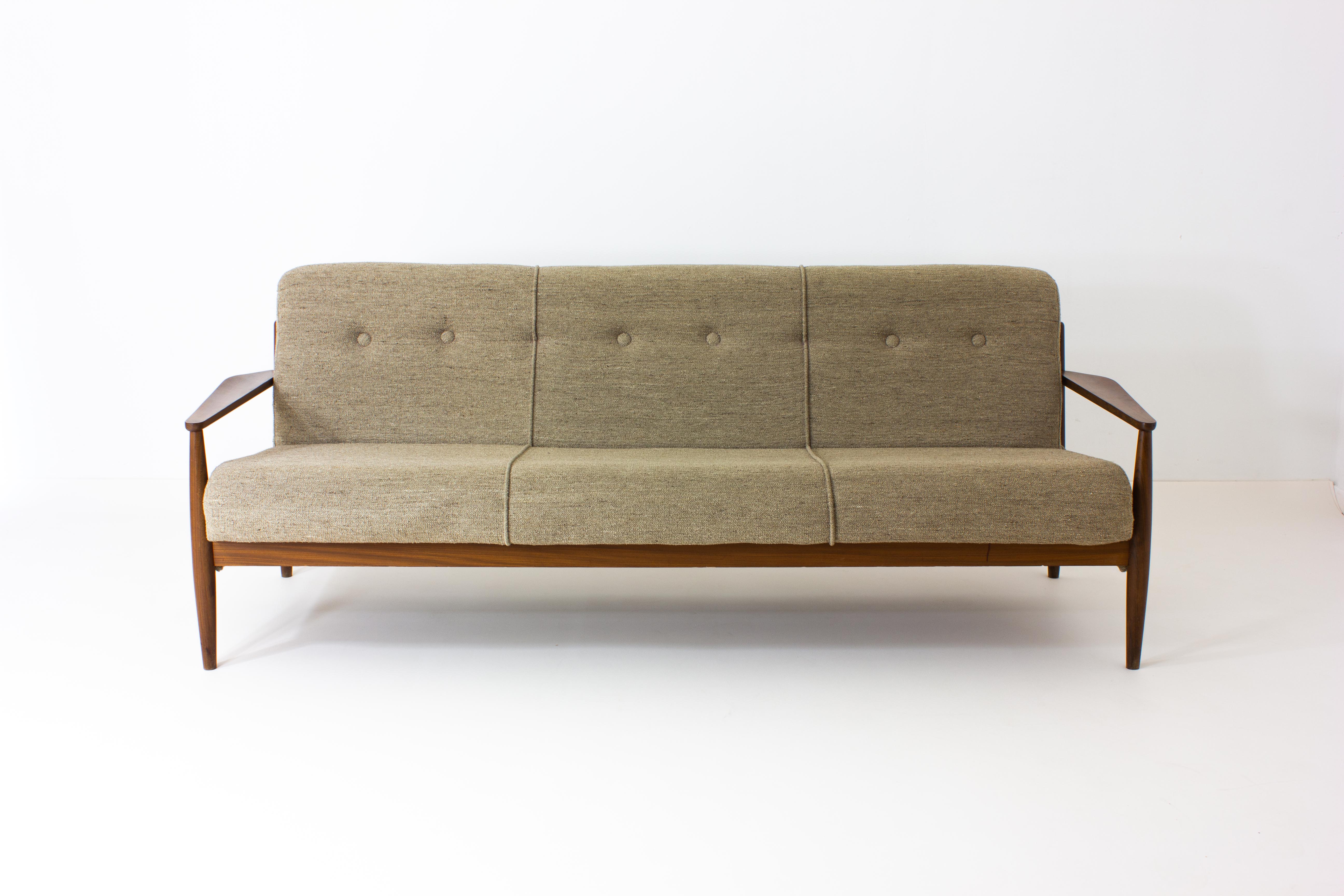 Danish daybed in teak by Arne Vodder, 1960s