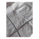 2-person sheet embroidered with roses