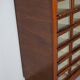 Vintage Dutch haberdashery furniture made of hardwood, 1930s.