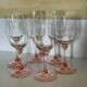 Set of 6 two-tone pink stemmed glasses Luminarc Véronèse