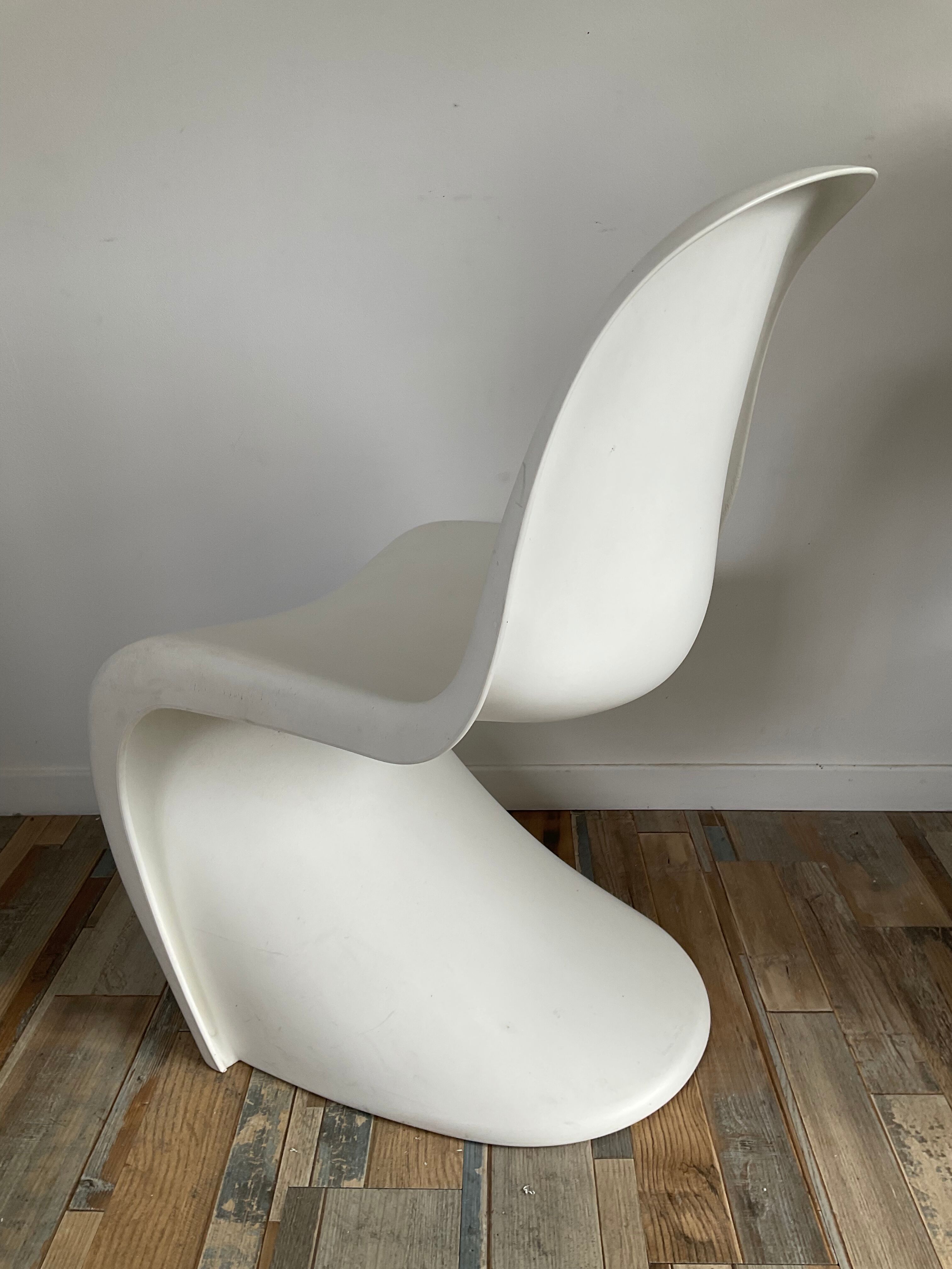 Series of 6 Verner Panton chairs for Vitra