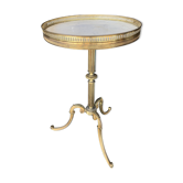 Console bronze et laiton Louis XVI