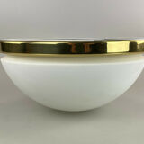 Plafonnier verre  design lampe 70s