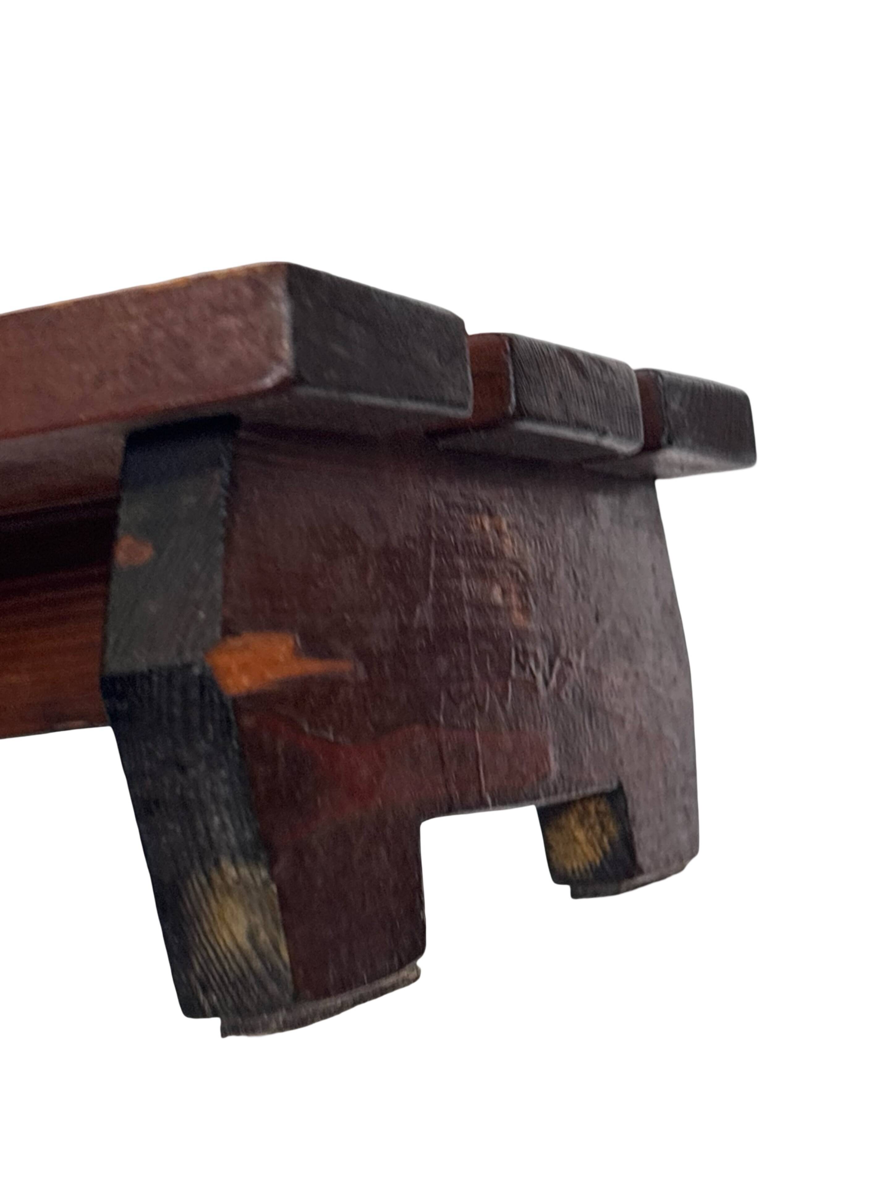 Art Deco footstool foot rest minimalist 40's design