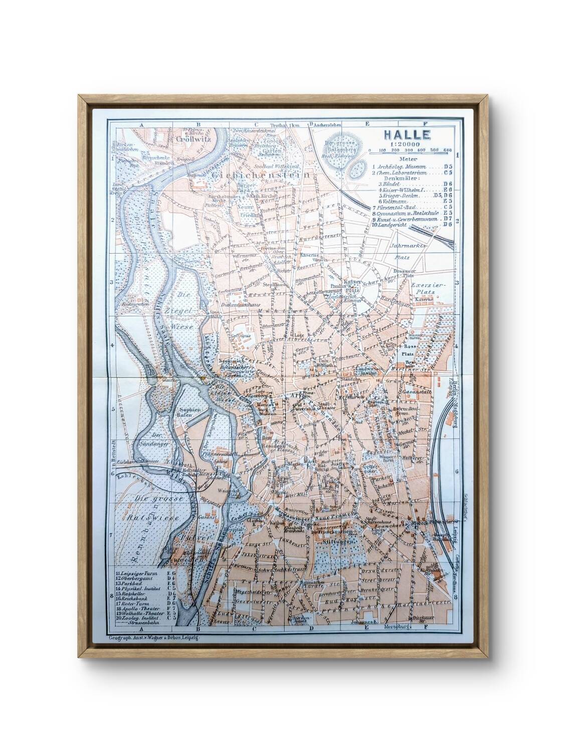 Printed in 1914, Halle-on-Saale, Germany.