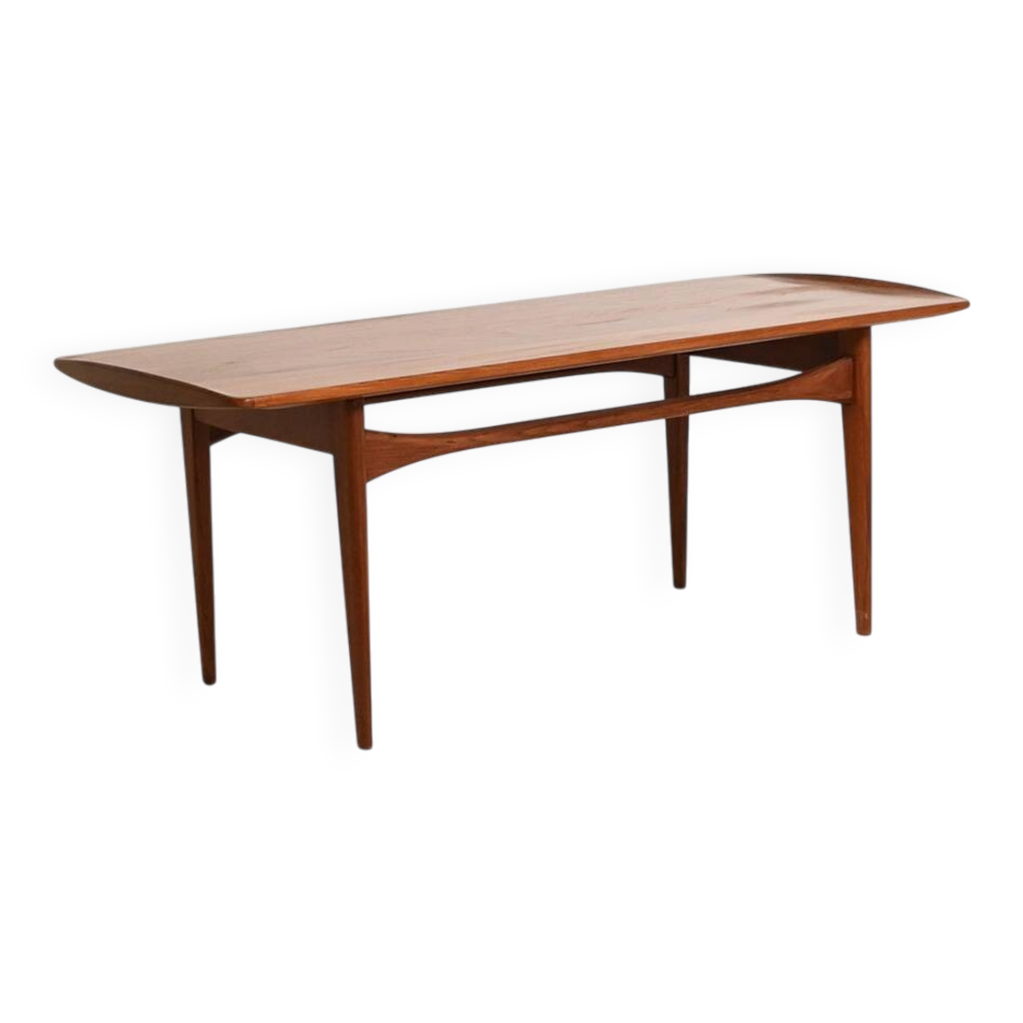 Tove & Edvard Kind-Larsen teak coffee table, Denmark, 1960s