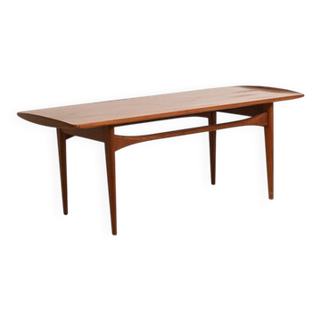 Teak coffee table by Tove & Edvard Kind-Larsen, Denmark, 1960s.