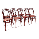 Bentwood and cane dining chairs, set of eight, Jacob & Josef Kohn, Austria 1900s