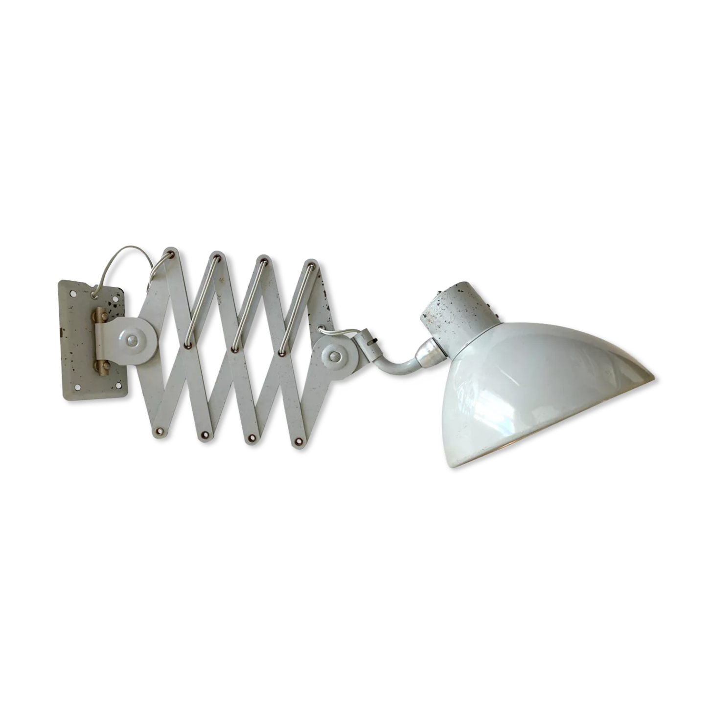 Lampe atelier accordéon 1960