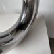 Round aluminium loop vase
