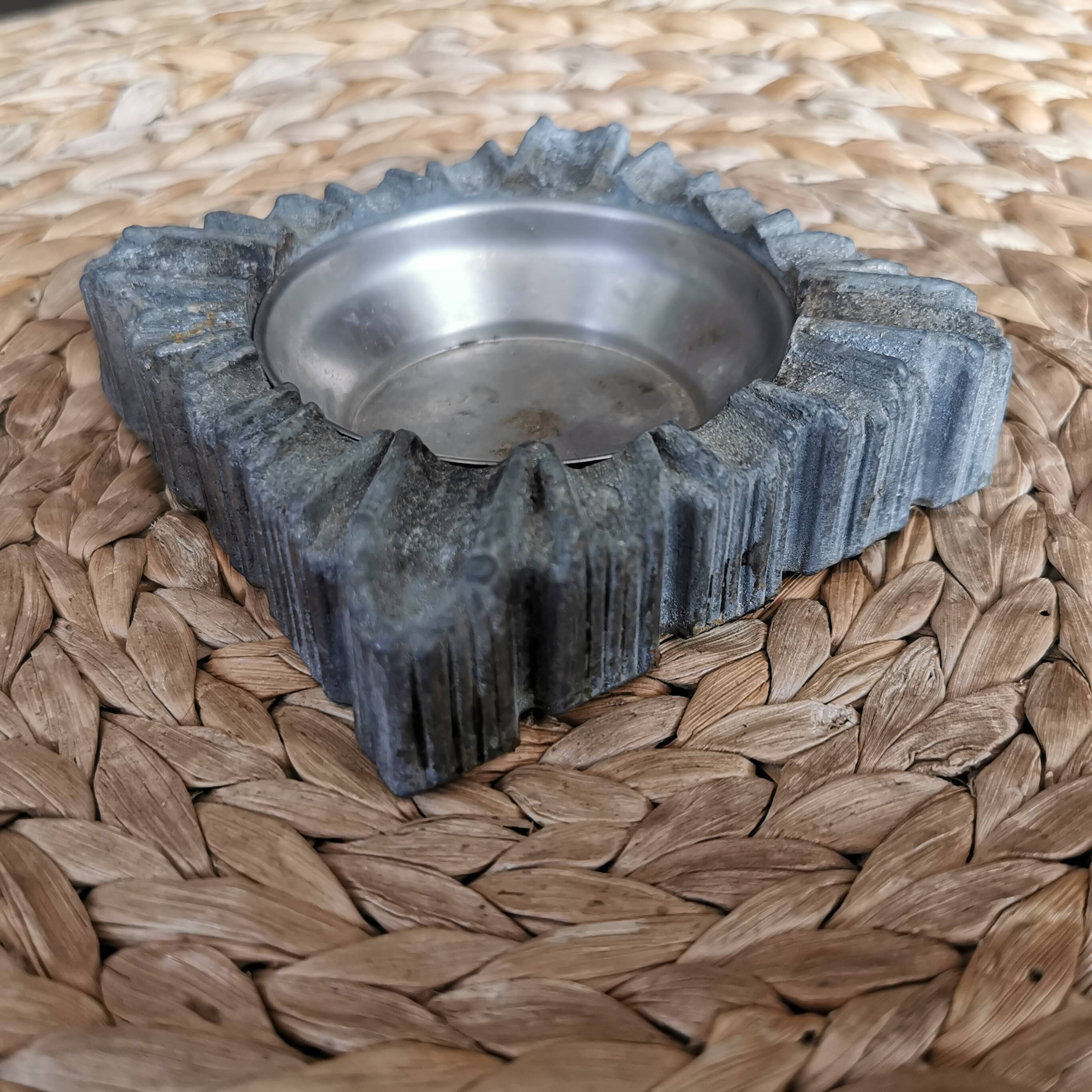 Brutalist ashtray from the 60s