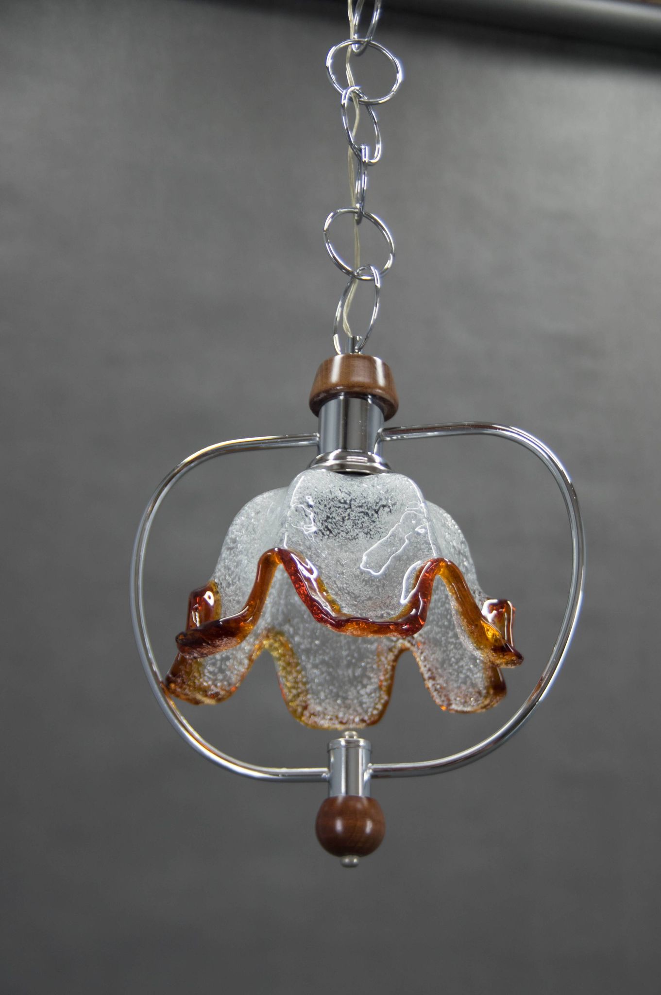 Suspension en verre de Murano, Italie, années 1980