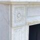 Louis XVI fireplace in Carrara marble