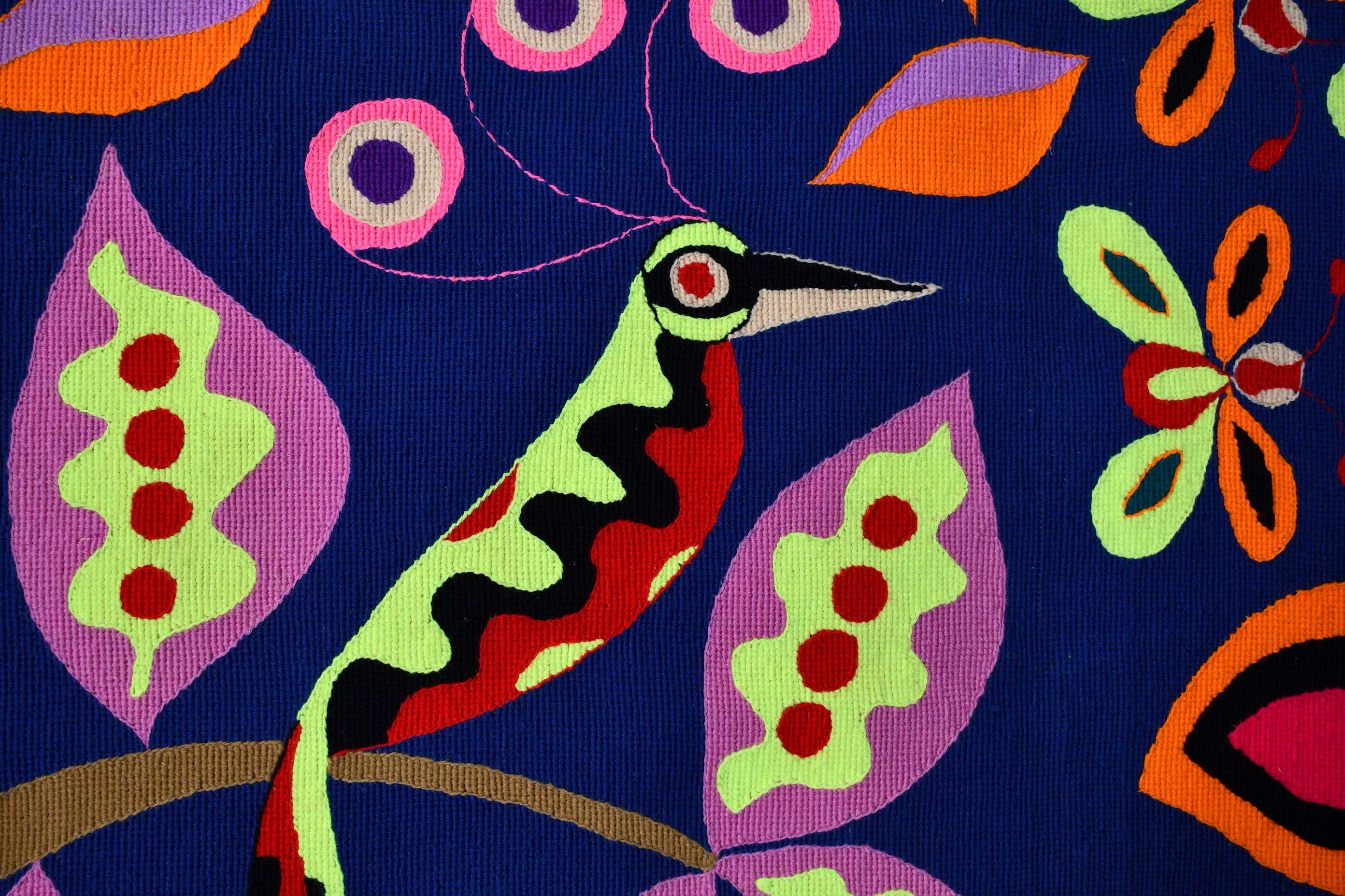 Mid-century Tapestry by Kennedy Bahia. Brazil 1970s