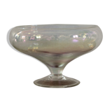 Ancienne coupe en verre irisé