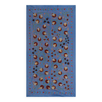 Hand knotted rug, vintage Turkish rug 104x187 cm