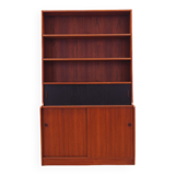 Bibliothèque en teck, design danois, années 70, production: Danemark