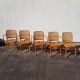 Ensemble de 4 fauteuils et 1 chaise Thonet 811 Josef Hoffmann