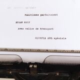 AEG Olympia typewriter