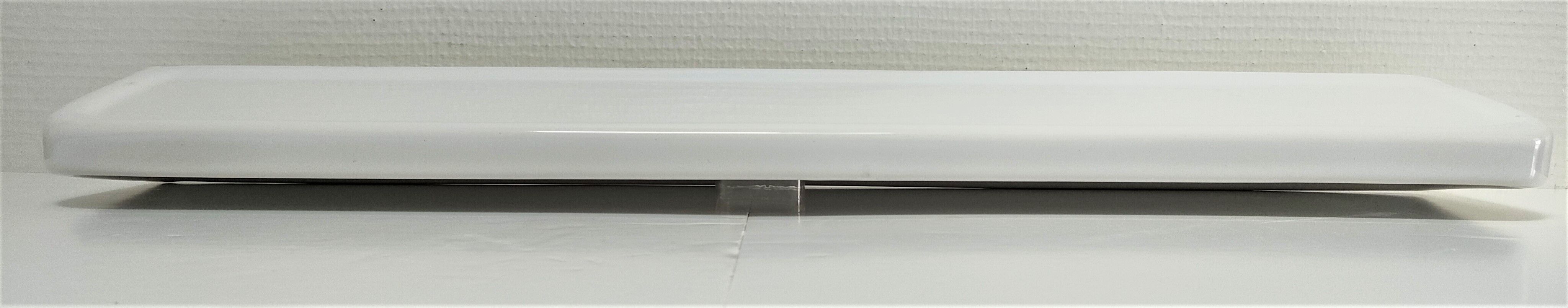 Vintage white glazed ceramic wall shelf