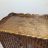 oak bedside table