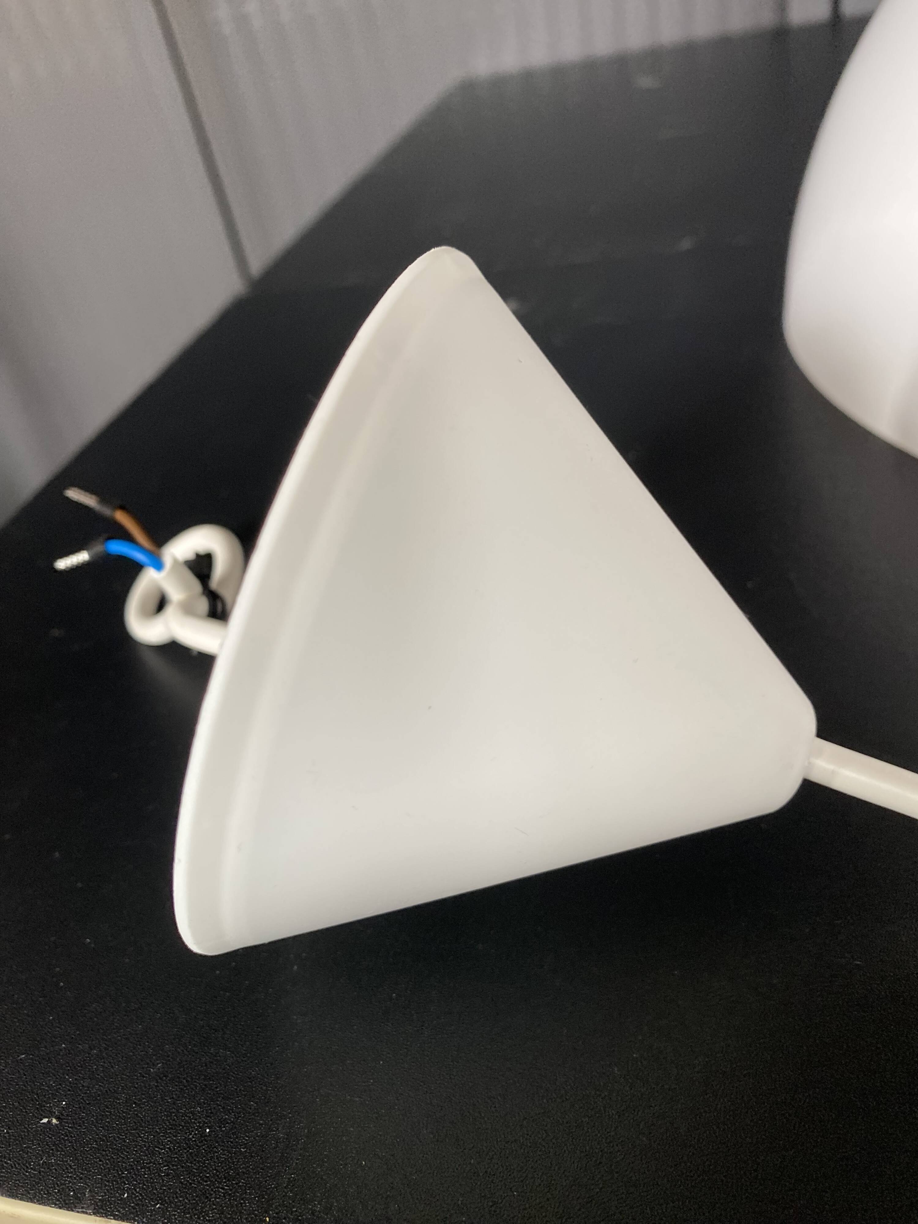 Lampe suspension Lustre Plafonnier blanc industriel E27