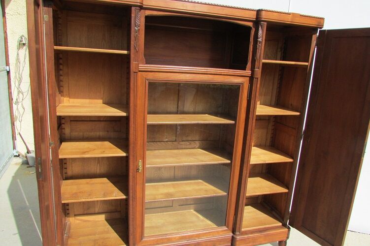 Wardrobe, Art Deco period library, pine pigne, 1930s