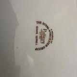 Large antique English plate Palissy - Worcester Game Series - Pheasants