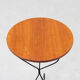 French wrought iron side table 1960s