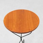 Table d'appoint en fer forgé des années 1960