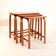 Vintage set of nesting tables by Axel Larsson for Bodafors, 1930s.