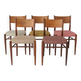 5 chaises Lübke, Allemagne années 60