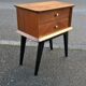 Vintage oak bedside 1950