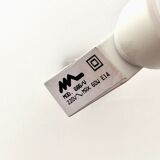 Frosted glass 'Coque' table lamp for Martinelli Luce, Italy 1970's