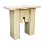Console in travertine, 1970s