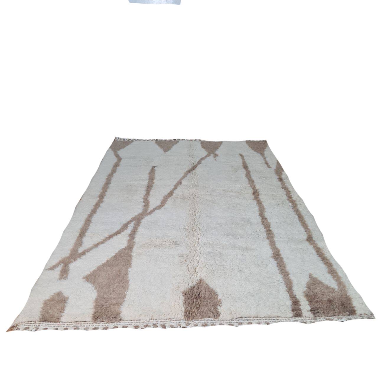 Handmade wool Berber rug 250 x 150 cm