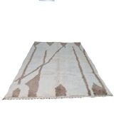 Handmade wool Berber rug 250 x 150 cm