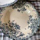 Mismatched ironstone plates