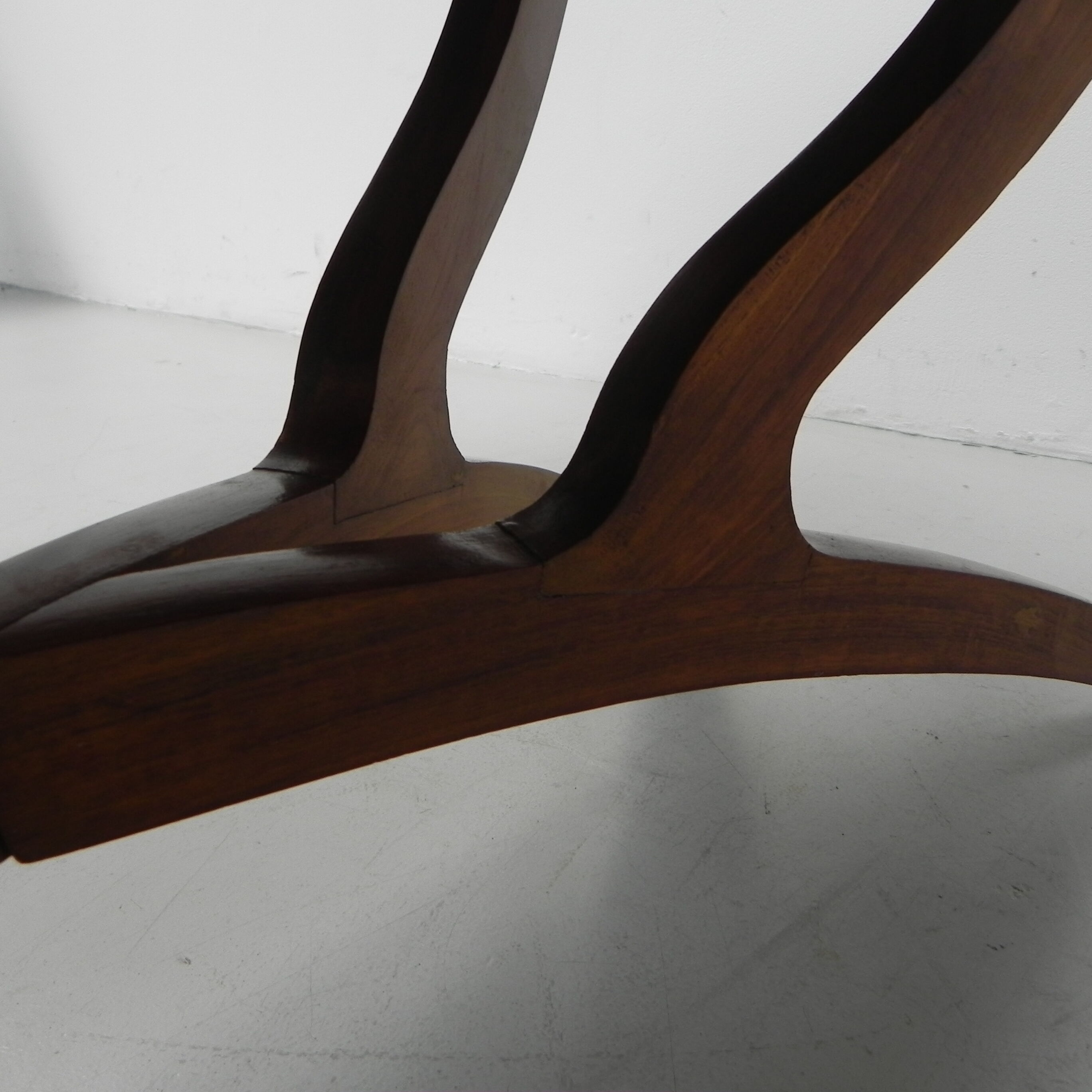 Moroccan brass tray table, ca 1950