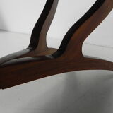 Moroccan brass tray table, ca 1950