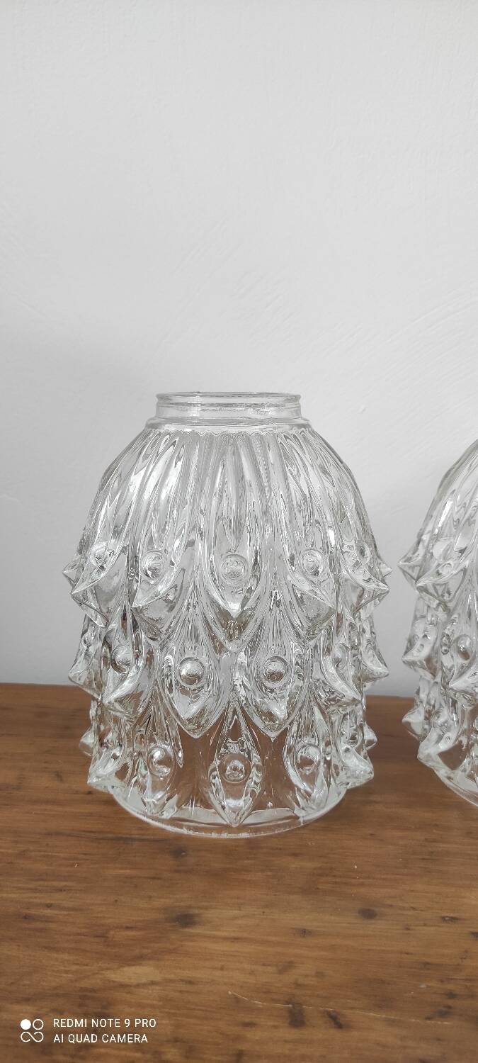 Vintage Glass Suspension Set