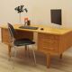 Oak desk, Danish design, 1960s, designer: Henning Kjærnulf