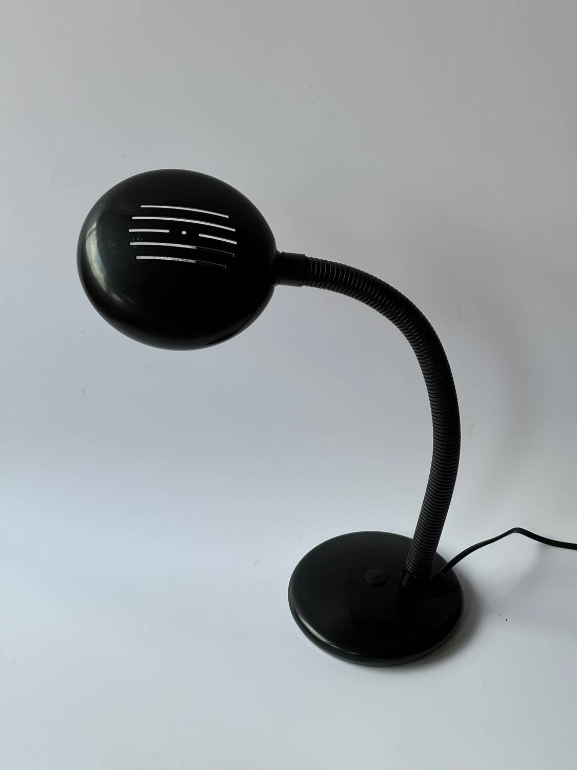 Lampe de bureau Aluminor noir 1980