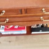 Console trolley style Directoire in mahogany