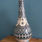 Safi Morocco terracotta vase lamp base
