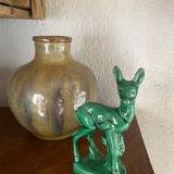 Faon ou biche faïence art deco