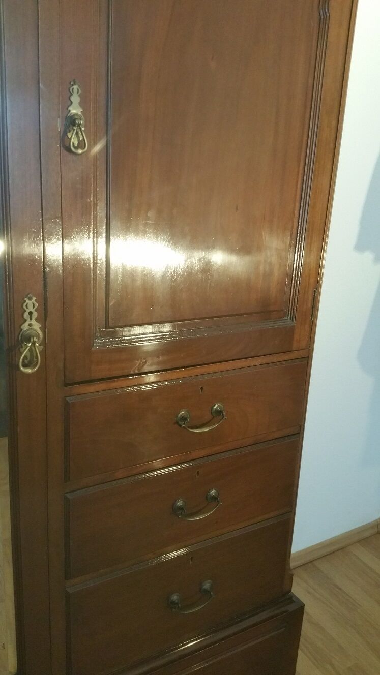 Maple&Co. Victorian Mahogany Cabinet
